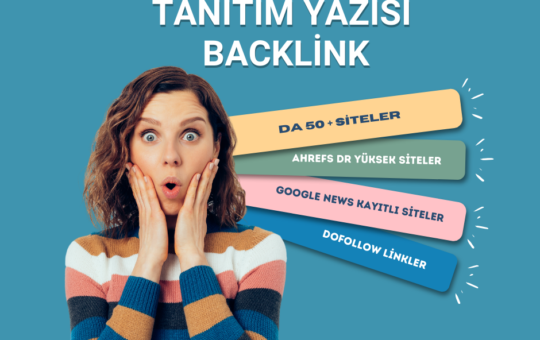 TANITIM YAZISI BACKLİNK SATIŞI