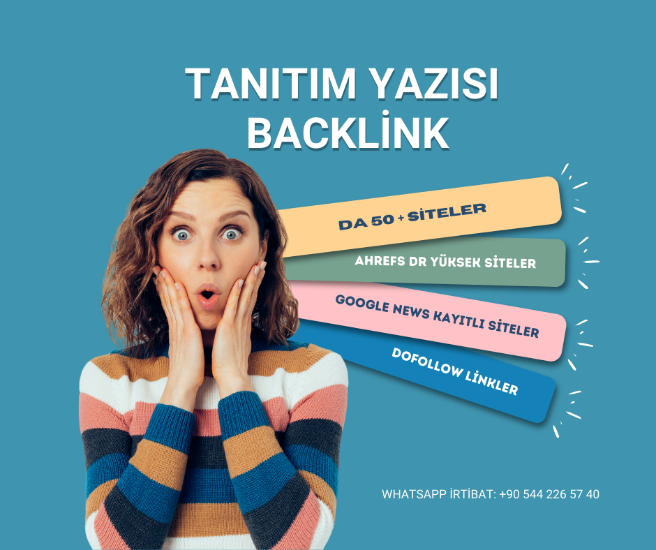 TANITIM YAZISI BACKLİNK SATIŞI